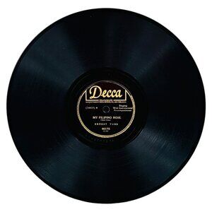 Ernest Tubb - My Filipino Rose / Warn Red Wine - 46175 Decca 78rpm 10" Shellac